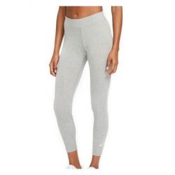 Legginsy sportowe damskie Nike Essentials 78. Szare legginsy Nike, bez wzorów, sportowe. Za 217.99 zł.