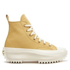 Trampki Converse. Żółte trampki Converse, bez wzorów, retro, bez zapięcia. Za 319.99 zł.