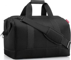Torba Allrounder Mesh L czarna. Czarne torby podróżne Reisenthel, bez wzorów, z meshu. Za 289.00 zł.