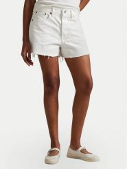 Polo Ralph Lauren Szorty jeansowe 211964084001 Biały Straight Fit. Białe szorty Polo Ralph Lauren, bez wzorów, z bawełny. Za 589.99 zł.
