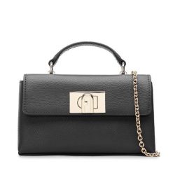 Torebka Furla. Czarne kopertówki Furla, bez wzorów, wizytowe, bez dodatków. Za 1,129.00 zł.