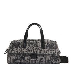 Torebka Karl Lagerfeld Jeans. Czarne torebki klasyczne Karl Lagerfeld Jeans, bez wzorów, z jeansu, klasyczne, bez dodatków. Za 649.99 zł.