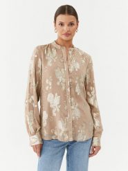 Bruuns Bazaar Koszula Corinnas BBW3597 Beżowy Regular Fit. Brązowe koszule Bruuns Bazaar, bez wzorów, z wiskozy, bez kołnierzyka, bez ramiączek. Za 739.99 zł.