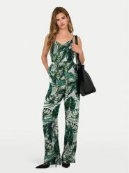 ONLY Kombinezon Nova 15352529 Zielony Regular Fit. Zielone sukienki ONLY, xs, bez wzorów, z wiskozy, bez kołnierzyka, bez ramiączek. Za 139.99 zł.