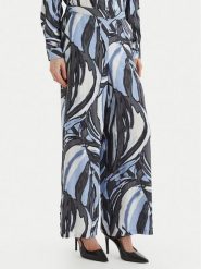 Vero Moda Spodnie materiałowe Vera 10338759 Niebieski Wide Leg. Niebieskie spodnie materiałowe Vero Moda, bez wzorów, z materiału. Za 179.99 zł.