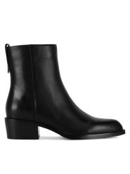 Gino Rossi Botki GLC5642-6 Czarny. Czarne botki Gino Rossi, bez wzorów, bez obcasa, na słupku, bez zapięcia. Za 439.99 zł.
