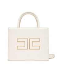 Elisabetta Franchi Torebka BS-33A-56E2-V380 Biały. Białe torebki klasyczne Elisabetta Franchi, bez wzorów, ze skóry, bez dodatków. Za 1,649.00 zł.