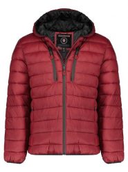 Geographical Norway Kurtka pikowana w kolorze czerwonym rozmiar: M. Czerwone kurtki Geographical Norway, m, bez wzorów, bez kaptura. Za 157.35 zł.