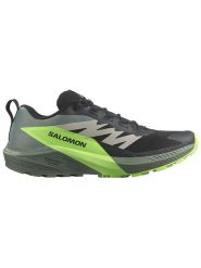 SALOMON Buty turystyczne "Sense Ride 5" w kolorze antracytowo-zielonym rozmiar: 46. Czarne buty trekkingowe Salomon, bez zapięcia. Za 392.76 zł.