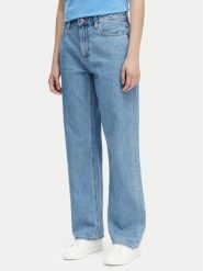Calvin Klein Jeans Jeansy LV047G799G Niebieski Straight Fit. Niebieskie jeansy Calvin Klein Jeans, bez wzorów, z bawełny. Za 409.99 zł.