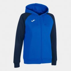 Bluza sportowa damska Joma Academy IV. Niebieskie bluzy bez kaptura Joma, xs, bez wzorów, bez kaptura. Za 277.00 zł.