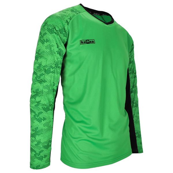 Bluza bramkarska Keeza Bastion Junior. Zielone bluzy KEEZA, bez wzorów, z materiału, bez kaptura, na fitness i siłownię. Za 77.00 zł.