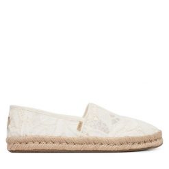 Espadryle Toms. Białe espadryle TOMS, bez wzorów, bez obcasa. Za 349.99 zł.