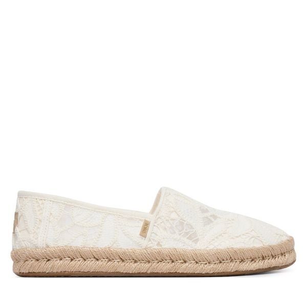 Espadryle Toms. Białe espadryle TOMS, bez wzorów, bez obcasa. Za 349.99 zł.