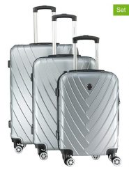 Canadian Peak 3-częściowy zestaw "Salamanqueak" w kolorze srebrnym rozmiar: onesize. Szare walizki Canadian Peak. Za 404.99 zł.