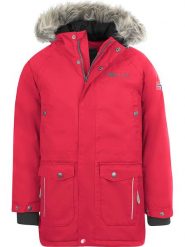 Trollkids Parka "Nordkapp" w kolorze czerwonym rozmiar: 104. Czerwone płaszcze Trollkids, m, bez wzorów, bez kaptura. Za 295.66 zł.
