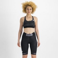 Spodenki rowerowe damskie Sportful Neo Short. Czarne szorty sportowe SPORTFUL, bez wzorów, z elastanu, rowerowe. Za 184.00 zł.