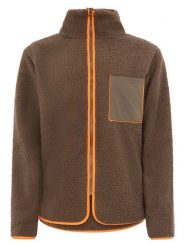 Zwillingsherz Kurtka polarowa "Classic" w kolorze brązowym rozmiar: M. Brązowe kurtki Zwillingsherz, m, bez wzorów, z polaru, bez kaptura. Za 185.76 zł.