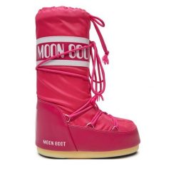 Śniegowce Moon Boot. Czerwone śniegowce Moon Boot, bez wzorów, bez zapięcia. Za 859.99 zł.