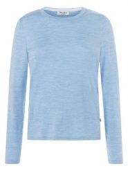 Maerz Muenchen Wełniany sweter w kolorze błękitnym rozmiar: 46. Niebieskie swetry Maerz Muenchen, bez wzorów, z wełny, bez ramiączek. Za 217.99 zł.