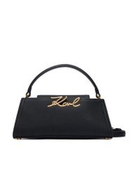 KARL LAGERFELD Torebka B4W30207 Czarny. Czarne torebki klasyczne KARL LAGERFELD, bez wzorów, ze skóry, bez dodatków. Za 1,099.00 zł.
