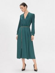 Rinascimento Sukienka koktajlowa CFC0116384003 Zielony Regular Fit. Zielone sukienki Rinascimento, m, bez wzorów, z syntetyku, wizytowe, bez kołnierzyka, bez ramiączek. Za 279.99 zł.