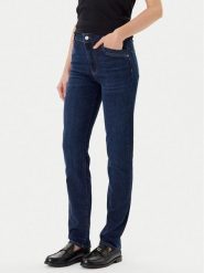 BOSS Jeansy State 2.0 50542555 Granatowy Slim Fit. Niebieskie jeansy Boss, bez wzorów, z bawełny. Za 619.99 zł.