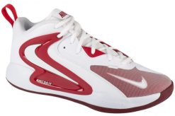Buty do siatkówki , Hyperset 2. Białe buty treningowe Nike, bez wzorów, z materiału, przed kostkę, bez zapięcia, do siatkówki. Za 549.99 zł.