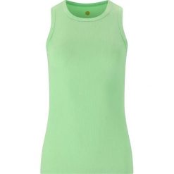Damski tank top Athlecia Madilyn. Zielone topy Athlecia, bez wzorów, bez kołnierzyka, bez ramiączek. Za 90.50 zł.