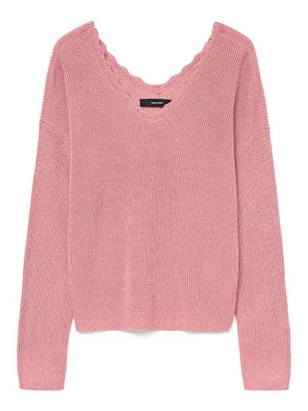 Vero Moda Sweter w kolorze jasnoróżowym rozmiar: XL. Różowe swetry Vero Moda, xl, bez wzorów, bez ramiączek. Za 122.67 zł.