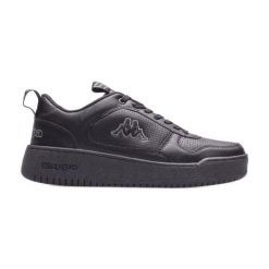 Buty Kappa Fogo Pf Oc 243324OC-1111 czarne. Czarne buty treningowe bez wzorów, z materiału, bez zapięcia. Za 248.49 zł.
