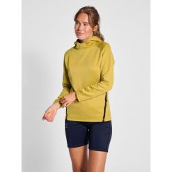 Damska bluza z kapturem Hummel Cima XK. Brązowe bluzy Hummel, s, bez wzorów, sportowe, bez ramiączek, z kapturem. Za 290.35 zł.