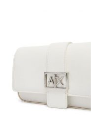 Armani Exchange Torebka XW002567 AF12039 U0011 Biały. Białe listonoszki Armani Exchange, bez wzorów, ze skóry, bez dodatków. Za 439.99 zł.
