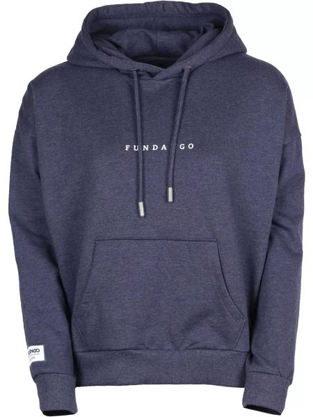 Damska bluza z kapturem Fundango Haley. Niebieskie bluzy FUNDANGO, s, bez wzorów, z bawełny, z kapturem, trekkingowe. Za 239.90 zł.