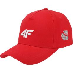 Czapka z daszkiem 4Hills CAU100 - czerwony. Czapki z daszkiem marki 4f. Za 49.99 zł.