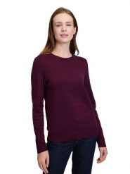 Betty Barclay Sweter w kolorze ciemnofioletowym rozmiar: 44. Różowe swetry Betty Barclay, bez wzorów, ze splotem, bez ramiączek. Za 69.99 zł.