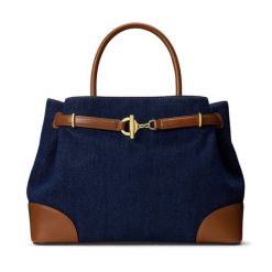Torebka LAUREN RALPH LAUREN. Niebieskie torebki klasyczne Lauren Ralph Lauren, bez wzorów, klasyczne, bez dodatków. Za 2,199.00 zł.
