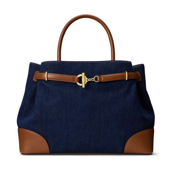 Torebka LAUREN RALPH LAUREN. Niebieskie torebki klasyczne Lauren Ralph Lauren, bez wzorów, klasyczne, bez dodatków. Za 2,199.00 zł.