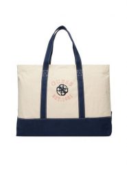 Guess Torebka V6RZ04 WL000 Beżowy. Brązowe torebki klasyczne Guess, z aplikacjami, z materiału, bez dodatków. Za 299.99 zł.