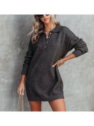 LA Angels Sukienka w kolorze antracytowym rozmiar: M. Czarne sukienki LA Angels, na co dzień, m, bez wzorów, bez kołnierzyka, bez ramiączek, mini, proste. Za 204.96 zł.