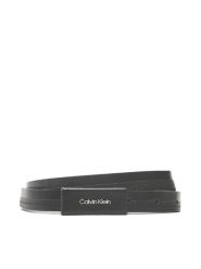 Calvin Klein Pasek Damski Daily Dressed Plaque 2cm Belt K60K610499 Czarny. Czarne paski Calvin Klein, bez wzorów, ze skóry. Za 299.99 zł.