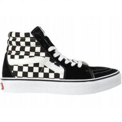 Buty do chodzenia damskie Vans V38CL0002. Czarne buty treningowe Vans, bez wzorów, z materiału, bez zapięcia, trekkingowe. Za 183.00 zł.