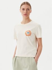 Quiksilver T-Shirt EQWZT03181 Beżowy Relaxed Fit. Brązowe t-shirty Quiksilver, l, bez wzorów, z bawełny, bez kołnierzyka, bez ramiączek. Za 79.99 zł.