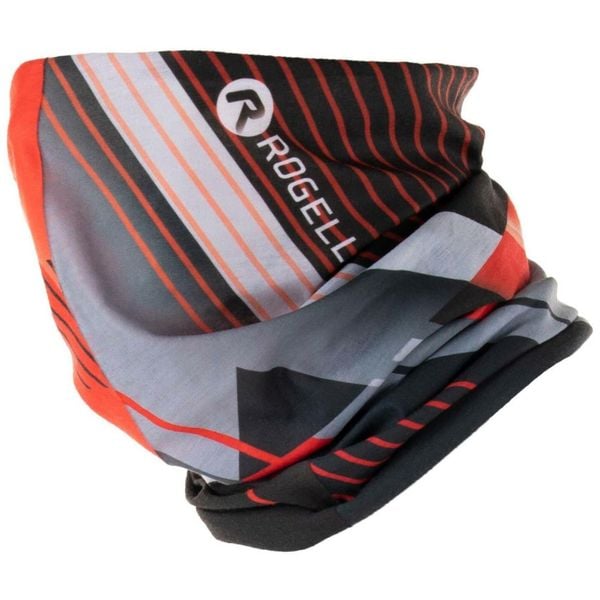 Multifunkcjonalny i bezszwowy komin sportowy Rogelli SCARF. Czerwone szaliki i kominy Rogelli, bez wzorów, sportowe. W wyprzedaży za 25.00 zł.