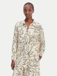 Seafolly Koszula Hothouse Flowers 55648-TO Écru Relaxed Fit. Koszule Seafolly, s, bez wzorów, z wiskozy, bez kołnierzyka, bez ramiączek. Za 569.99 zł.