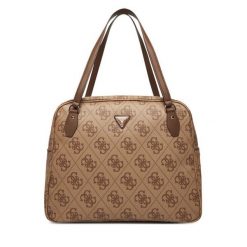 Torba Guess. Brązowe torby podróżne Guess, z aplikacjami. Za 649.99 zł.