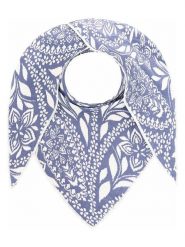 Zwillingsherz Chusta trójkątna w kolorze niebieskim - 200 x 130 cm rozmiar: onesize. Niebieskie chusty Zwillingsherz, bez wzorów, z bawełny. Za 126.99 zł.