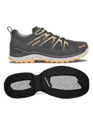 LOWA Buty trekkingowe "Innox Evo GTX" w kolorze szarym rozmiar: 41,5. Szare buty trekkingowe Lowa, z gore-texu, bez zapięcia. Za 416.77 zł.