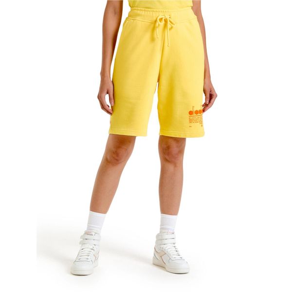 Spodenki krótkie DIADORA BERMUDA MANIFESTO. Żółte szorty Diadora, bez wzorów. Za 89.99 zł.