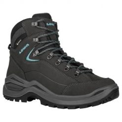Buty trekkingowe damskie Lowa Renegade Evo Mid Gtx. Czarne buty trekkingowe Lowa, bez wzorów, z materiału, za kostkę, bez zapięcia. Za 1,147.00 zł.